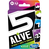 Hasbro Gaming 5 Alive Card Game, Fast-Paced Game for Kids and Families, Easy to Learn, 2 to 6 Player