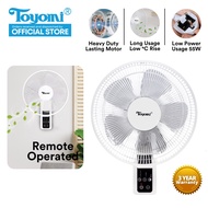 TOYOMI 12" Wall Fan with remote FW 3614R