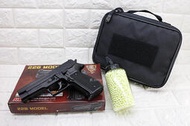 武SHOW KWC P226 手槍 空氣槍 黑 + 奶瓶 + 手槍袋 ( KA15 SIG SAUGER MK25