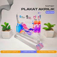 Plakat Akrilik Premium Custom/ Custom Free Design / Ketebalan Akrilik