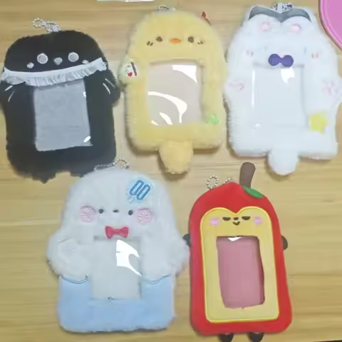 Love And Deepspace 3inch Photocard Holder Cartoon Xavier Zayne Rafayel ralayo Sylus Caleb Badge Pin 