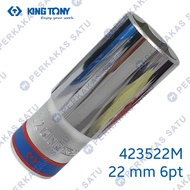 MATA KING TONY 1/ 2" X 22MM 6PT LONG SOCKET WRENCH 423022M DEEP SOCKET KINGTONY 22 MM