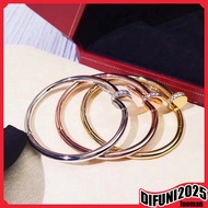 Unique personality Juste un Clou series diamond nail couple bracelet