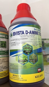 BIOVISTA AMINE 600 1 Liter Racun Rumput (2,4-D-dimethylammonium) / racun pokok pisang