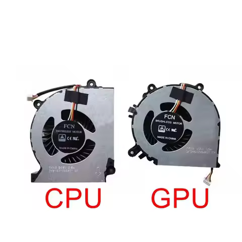 New Laptop CPU GPU Cooling Fan For Clevo NB50TK1 NB60 NB70 K670E G6 D3 E3 Shinelon DD2 DC2 Plus ZX6 