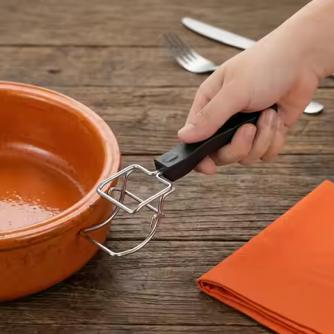 Heat-Resistant Handle Oven Tray Clip Safe Gripper for Toaster Oven Air Fryer Easy Tray Removal Cooki
