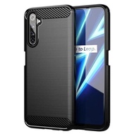 CASE REALME 6 6 PRO 5 5I 5S 5 PRO RUGGED CARBON FIBER ANTI SHOCKPROOF