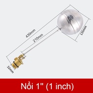 Phao cơ inoxtự động ngắt nước khi nước đầy bồn chống tràn nước21mm27mm34mm