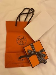 Hermes mini pop H耳環(黑金)