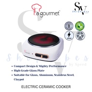 LA GOURMET Electric Ceramic Cooker – Pearl White