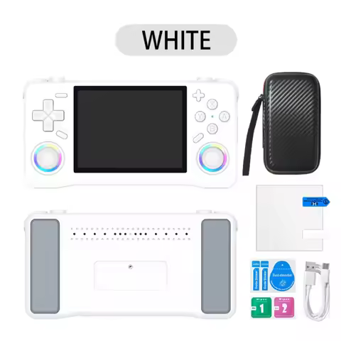 XF35H Open Source Handheld Game Console 3.5inch iPS Screen 4000mAh Game Machine 1GB+8GB RAM 64GB 128