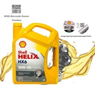 Oli SHELL HX6 HX-6 10W-40 10W40 Galon Original 100%