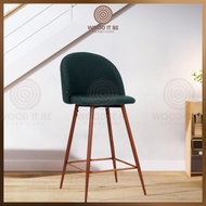 Wooditbe Nordic Island Chair Bar Chair Eames chair Cushion Bar Stool High Backrest barstool 吧台椅