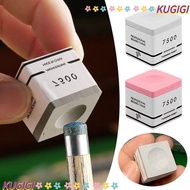 KUGIGI Snooker Neutral Pool Chalk, Non-slip Pink/Grey TP7500 Billiard Chalk,  Fine Powder Square Bil
