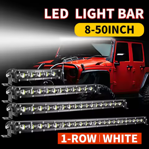 CO LIGHT 50" Slim 32inch 4x4 Led Bar Spot Flood 44 inch 80000LM Offroad Led Light Bar for Driving Tr