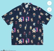 Doraemon hawaiian shirt 3 MA 100% 夏威夷襯衫 中碼 L碼 doraemon and 全新現貨