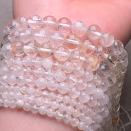 Natural Clear Quartz DIY 4/5/8mm - Crystal Color at Will