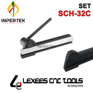 Holder Set SCH-32C LEXEES Pahat Bubut HSS Tool Bits 1/8 X 3/4 X 6 Paket Gagang Potong