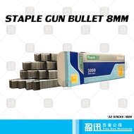 Hand Staple Gun Refill Nail Hand Stapler Tacker Gun Fineline Rapid 23 Ubat Baku Staple 8MM X 5000pcs