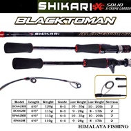 < READY STOCK > HIMALAYA ROD SHIKARI BLACK TOMAN SPINNING & BAITCASTING (198CM 08-17LB, 198CM 10-20L