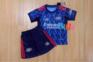 ชุดบอลเด็ก (เสื้อ+กางเกง) อาเซนอล 3 สี ฤดูกาล 2025-26 (3A) เกรดแฟนบอล โลโก้ปัก สามารถทำเบอร์ชื่อได้ 