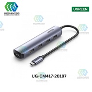 UG-CM417-20197/ UGREEN USB-C TO 4*USB 3.0+HDMI ADAPTER