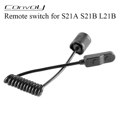 Convoy Remote Switch with L21B Tail Suitable for L21B S21A S21B Flashlight Torch Flash Light