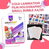 Cold Lamination Film Holographic Small Bubble