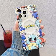 Cartoon Lovely Pokemon Pikachu Squirtle Magsafe Mobile Phone Case For iPhone 16 Pro Max 15 Pro Max 1