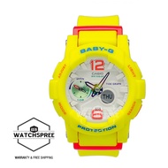 Casio Baby-G G-Lide Series Yellow Resin Strap Watch BGA180-9B BGA-180-9B