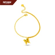 Top Cash Jewellery 999 Gold Butterfly Bracelet