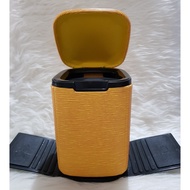 Car Trash Can Car Trash Box Car Dustbin Universal Car Dustbin Yellow Vein