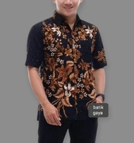 dress batik premium - dress pesta elegan mewah simple model kekinian - baju couple pesta kondangan