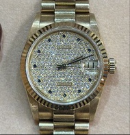 Rolex Datejust 68278 原裝滿天星面 連2002證書及盒