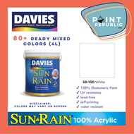 Davies Sun and Rain Elastomeric Waterproofing Paint - Ready Mixed Colors (4L - Gallon Size)