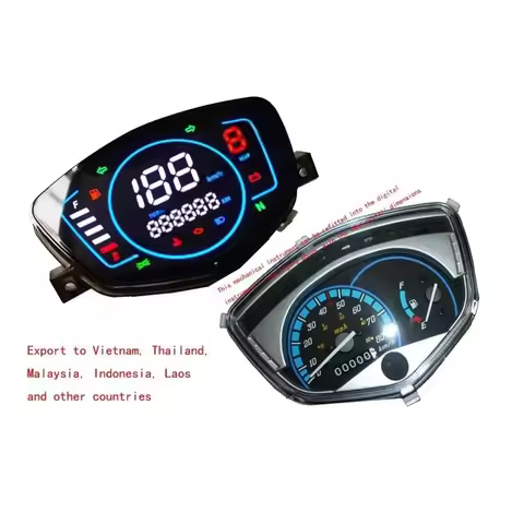 For Yamaha Crypton 110 LED Digital Meter Speedmeter Marva Vip 50 CRYPTON X 135 CRYPTON R 135 Modifie