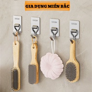 Stainless steel 304 heavy-duty wall hook rotates 180 degrees using 3m stickers that adhere firmly to