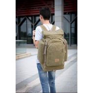 Canvas Backpack - 80L Travel & Outdoor Climbing Bag