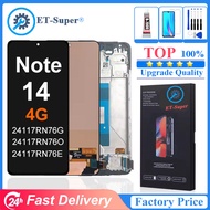 High Quality LCD For Xiaomi Redmi Note 14 4G 24117RN76G 24117RN76O Display Touch Screen Digitizer As