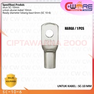 Skun Sekun Ring Connector cable SC-10 Ring 6 mm cable lug schun