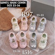 (LOLI-JKT) SP- R97 1516 GIRLS' SANDALS WITH ADHESIVE VARIATIONS, LACE AND BACK, VERY LIGHT, SIZE 23-