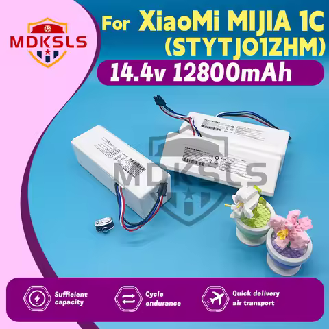 MDKSLS 14.4V 12800mah New P1904-4S1P-MM Battery pack For Xiaomi Mijia 1C STYTJ01ZHM Robot Vacuum Mop