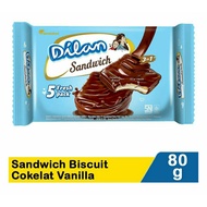 Dilan sandwich chocolate biscuits, contents 5
