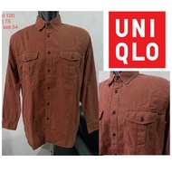 Uniqlo chino jacket terracotta color men's jacket size XL