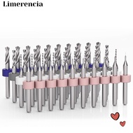 LIMERENCIA PCB Drill Bits Punch Tool PCB Twist Drill Wood CNC Drill Carbide Corn Engraving Drill