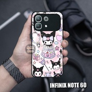 HP Infinix Note 60 Case - Infinix Note 60 Glass Softcase - Infinix Note 60 Casing - Kesing Infinix N