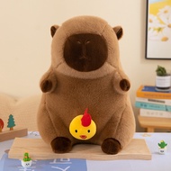 Gấu Bông Capybara Gà Con Rút Tự Động Size 50cm Thú Nhồi Bông Chuột Lang Nước Siêu Mềm Đáng Yêu