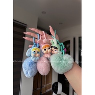 TramynguyenDaily [Genuine] POPMART CRYBABY KeyChain KeyChain (with Heart Fur KeyChain included)