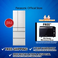 Panasonic Premium MIJ Made In Japan 6-Door Refrigerator NR-F503GT-WS