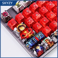 108 Key One Piece Theme Keycap Luffy Empress Anime Keycap PBT Vacuum Sublimation Dye Mechanical Keyb